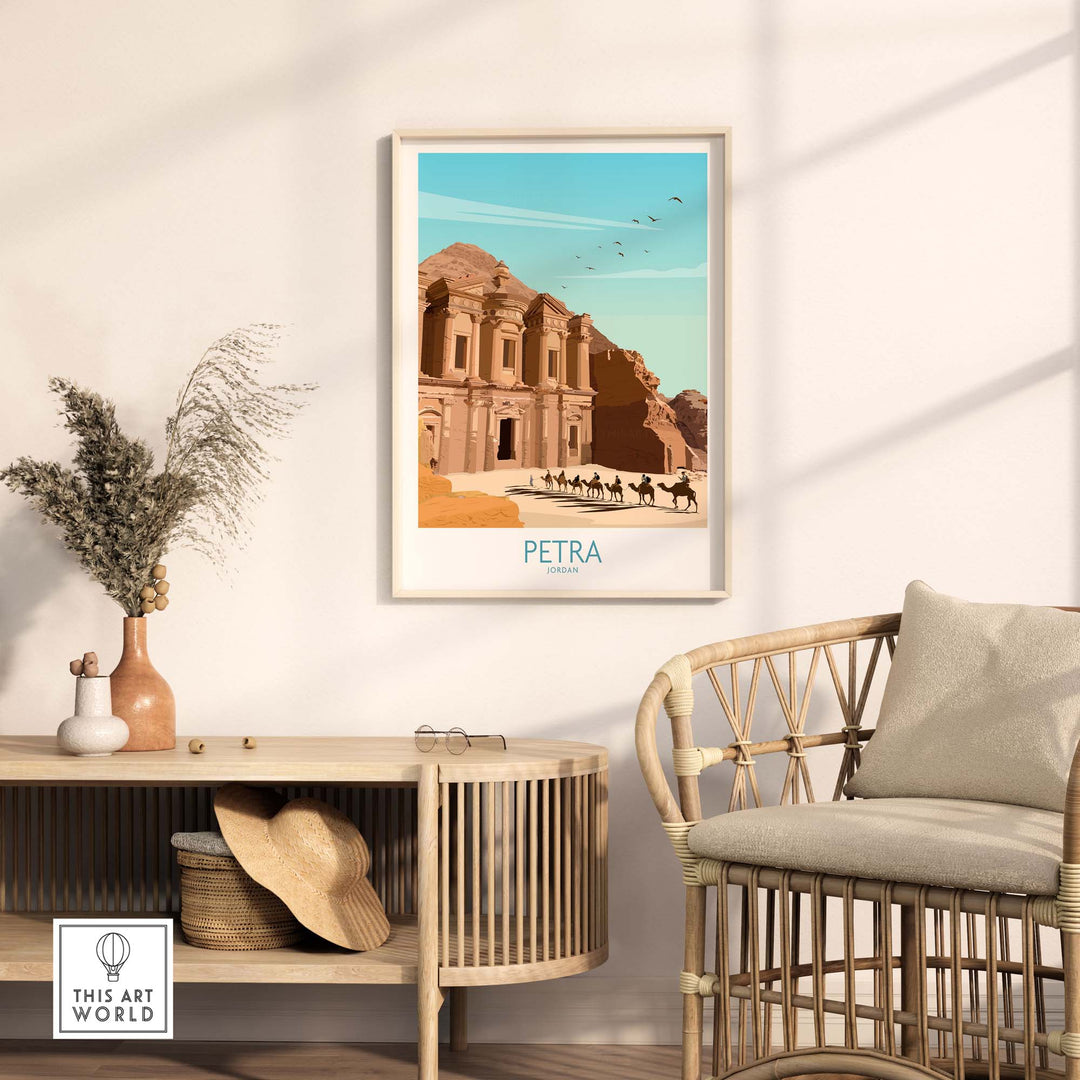 Petra Wall Art Print | Jordan Poster