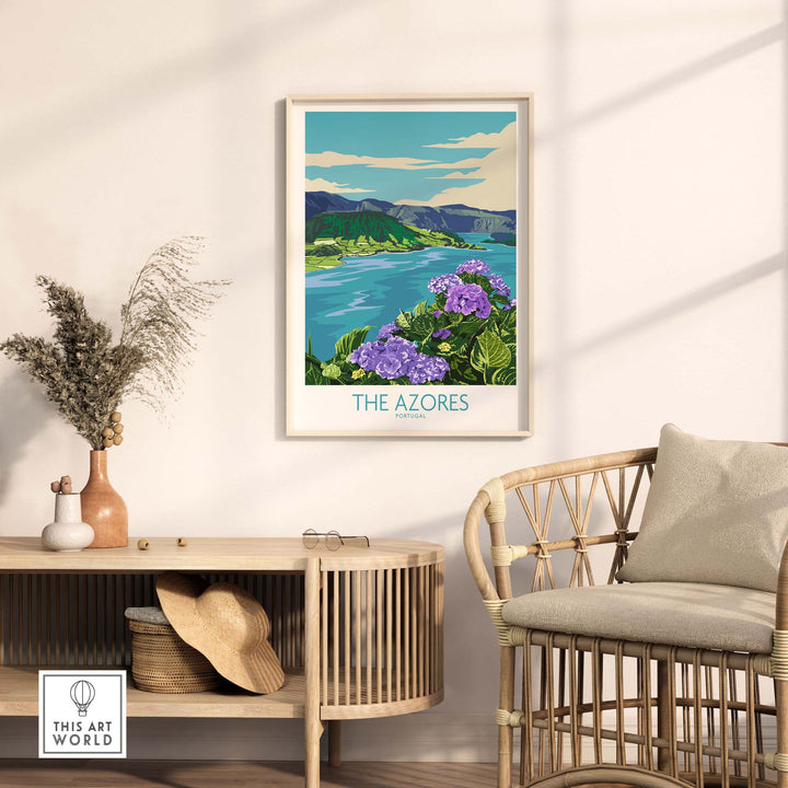 The Azores Wall Art Print | Portugal Poster