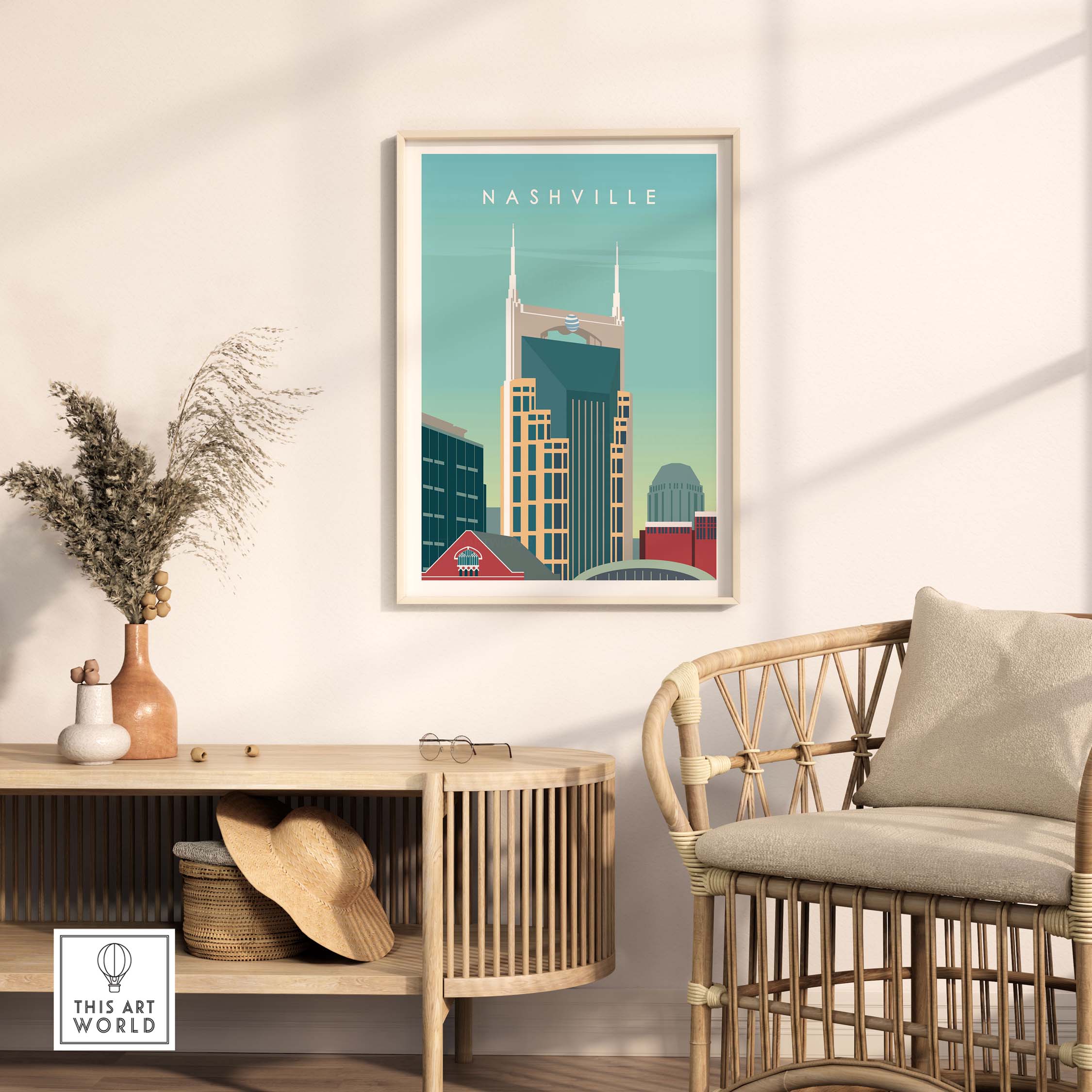 nashville art print