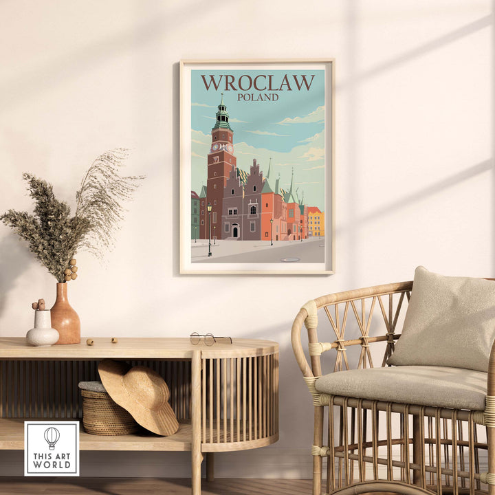 wroclaw poster poland print